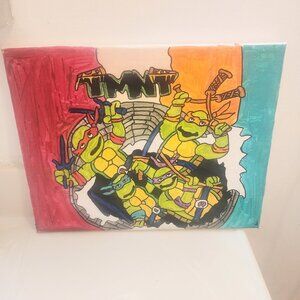 Hand painted custom Teenage Mutant ninja turtles  canvas